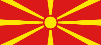 North Macedonia flag